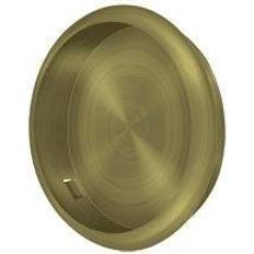 Cabinet Knobs on sale Deltana FP221R Solid Brass 2-1/2" Round Flush Mount Pull Sliding Doors Oil