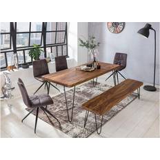 Wohnling BAGLI Massivholz Esstisch 120cm