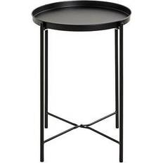 HAKU Möbel End Black Metal H 50 cm x Ø 39 cm Small Table