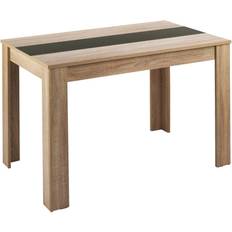 byLIVING Fauzan Oak White H75 x L120 x W80cm Dining Table