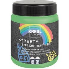 Vert Peintures pour les doigts Kreul Straßenmalfarbe STREETY, grashalmgrün, 200 ml