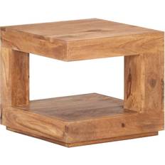 vidaXL 45x45x40 massivt Sofabord
