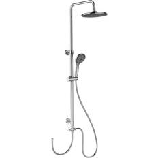 Wenko Sistema Doccia Watersaving In Cromo Argento