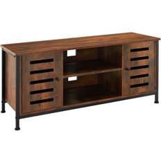 Tectake Benches tectake Carlow Industrial Wood Dark/Rustic TV Bench 110x50.5cm