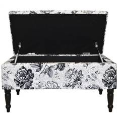 Watsons on the Web BLACK ROSE Pouffe