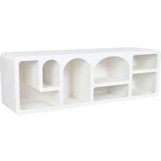 Dkd Home Decor TV Benches Dkd Home Decor furniture Fir White MDF TV Bench