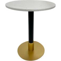 Dkd Home Decor Side Metal White Small Table