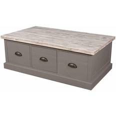 Hill Interiors The Oxley Collection Grey Coffee Table 70x120cm