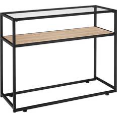 Verre Tables Console tectake Style 100 x 41 x 80.5 cm Table Console