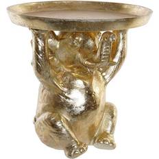 Dkd Home Decor Side Elephant Golden Resin Colonial Small Table