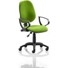 Green Office Chairs Dynamic Permanent Contact Backrest Loop Office Chair