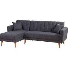 LOTO LIVING Cama Rinconera Aqua Izquierdo Gris Oscuro Sofá