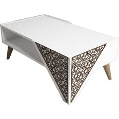 LOTO LIVING Marita White Coffee Table