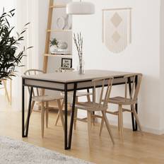 LOTO LIVING Ruokapöydät LOTO LIVING Ruokapöytä Linento Furniture Pal Jatkettava Beige