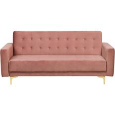 3 and 2 seater sofa Beliani 3 Seater Velvet Sofa