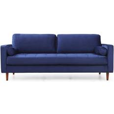 Hanah Home Linento Furniture Rome Sofa 3-Inch Sininen