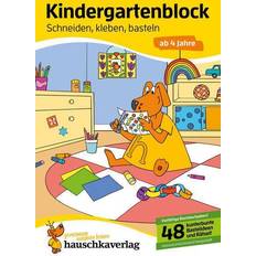 Günstig Aktivitätsbücher Kindergartenblock ab 4 Jahre Schneiden, kleben, basteln