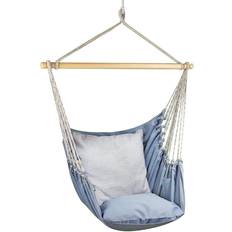 Hängstol möbler Hammockstol Denim 130x127cm Tyg: Köksstol