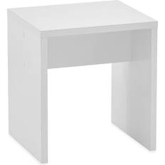 Glas Taburetter Kaveesh Ottoman 40 cm Hvid Taburet Skammel