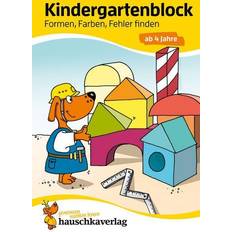 Günstig Aktivitätsbücher Kindergartenblock ab 4 Jahre Formen, Farben, Fehler finden