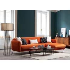 Divansoffor - Orange LOTO LIVING SANPSON Soffa