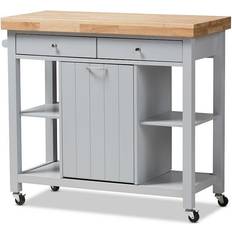 Multicolored Trolley Tables Baxton Studio Interiors Trolley Table