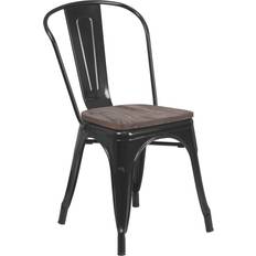 Black Kitchen Chairs Flash Furniture Perry Black Kitchen Chair