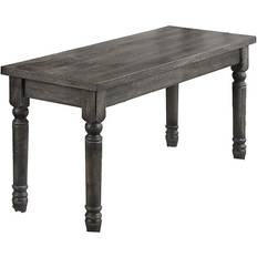 Best Master Furniture Furniture Best Master Furniture Demi Weathered Settee Bench