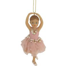 Pink Decorations Northlight 5 Pretty Pink Ballerina Girl with a Tutu Christmas Decoration