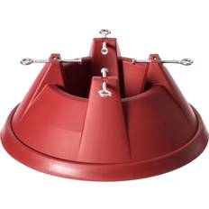 Red Christmas Tree Stands Gardenised QI004154.RD Christmas Tree Stand