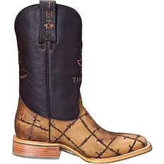 Low Heel High Boots Tin Haul Bob Wire Western Boot