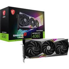 GeForce RTX 4080 Graphics Cards MSI GeForce RTX 4080 Gaming X Trio HDMI 3xDP 16GB