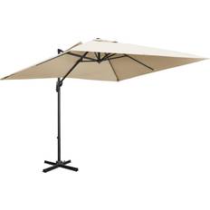 White Parasols OutSunny 2.7m Cantilever Roma Parasol 360 Rotating