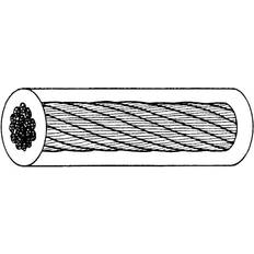 Stålwire 6mm Gunnebo Fastening Stålwire Ø4-6 mm 1 m 42-tråds PVC