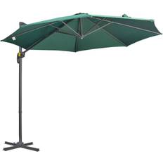 Best Parasols OutSunny 3 3m Cantilever Parasol Garden Umbrella Cross