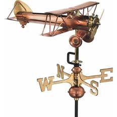 Callow Espira Bi Plane Cottage Copper Weathervane