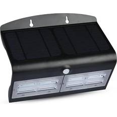 Illuminazione Esterna - Pannelli solari Applique V-TAC Lampada Solare 6.8W 800lm 4000K VT-767-7-B 7.00 W Black+Black Body Applique