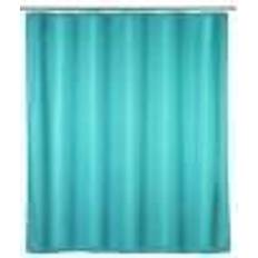 Wenko Adalgis Shower Curtain Light Blue 200 cm H x 180 cm W