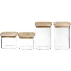 4 Burkar Secret de Gourmet Stapelbara Glas"