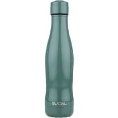 Glacial Accesorios de cocina Glacial Covered Green 400 ml, Unisex, Equipo, Botellas Y Frascos Botella de agua