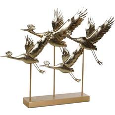 Dkd Home Decor 64 Gylden Ptica Dekorationsfigur