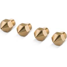 3D-utskrift PrimaCreator CR-10S Pro Mixed Size Brass Nozzle 4 pcs 0.20 mm/0.40 mm/0.60 mm/0.80 mm