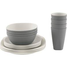 Outwell Outdoorküchen Outwell Geschirrset 4 Personen Camping Gala grau