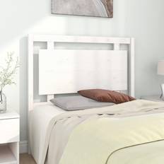 Hvite Sengerammer vidaXL white, 105.5 Pine Bed Headboard Sängram