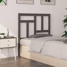 Cabeceros vidaXL grey, 80.5 Pine Bed Headboard