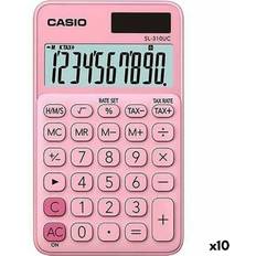 Miniräknare rosa Casio "Kalkylator SL-310UC Rosa 10 antal