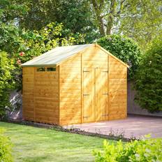 Outbuildings power Sheds 6 Double Door Shiplap Dip Treated Security Shed (Building Area )