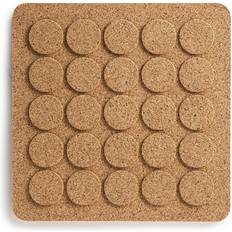 Born in Sweden Quadrato Dots 20x20 cm Marrone Sottopentola 20cm