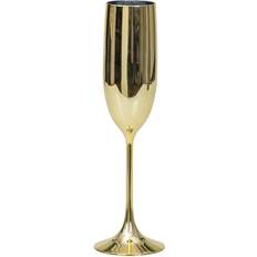 Hisab Joker Plastik Guld Champagneglas