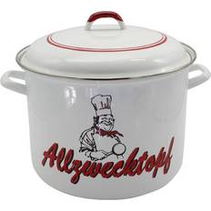 Allzwecktopf, Pfanne + Kochtopf, Weiss